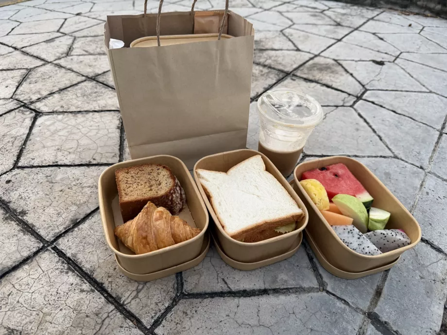 Πακέτο πρωινού για το δρόμο