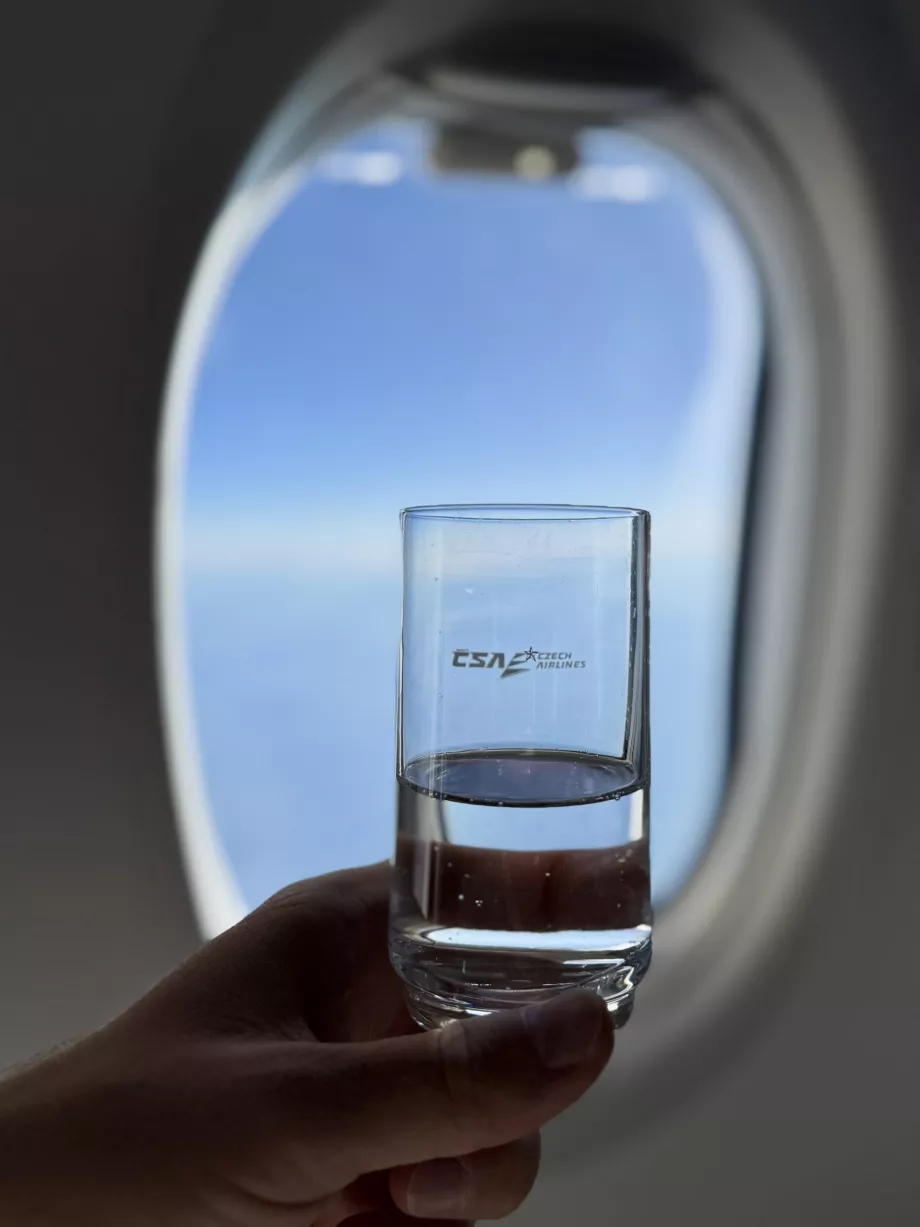 Γυαλί ρετρό της Czech Airlines