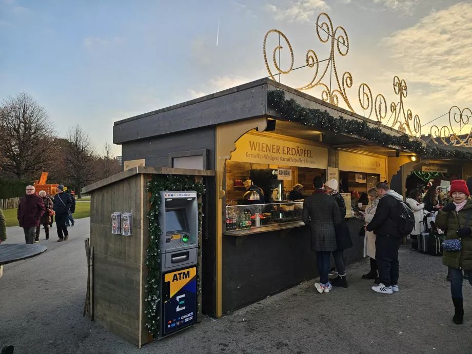 Αγορές μπροστά από το Oberes Belvedere