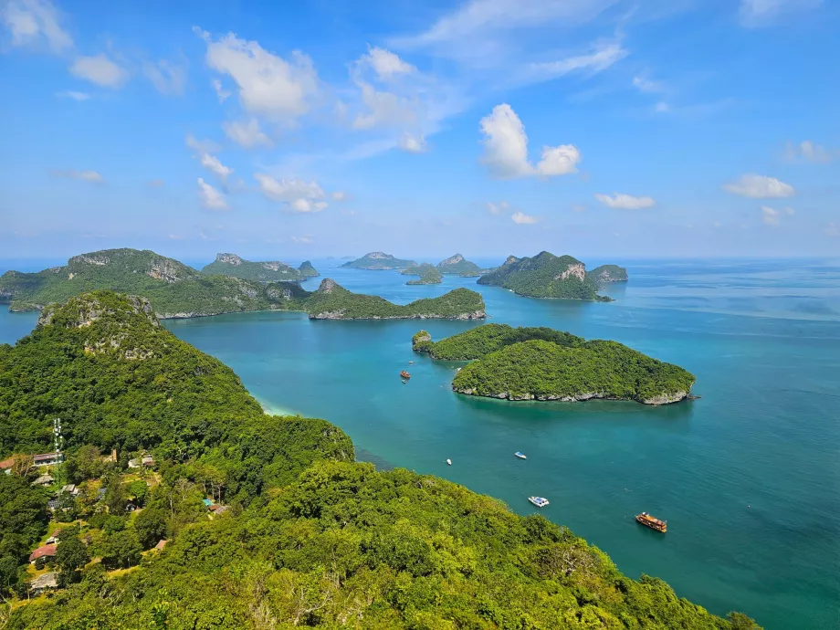 Θέα του νησιού Koh Wua Ta Lap