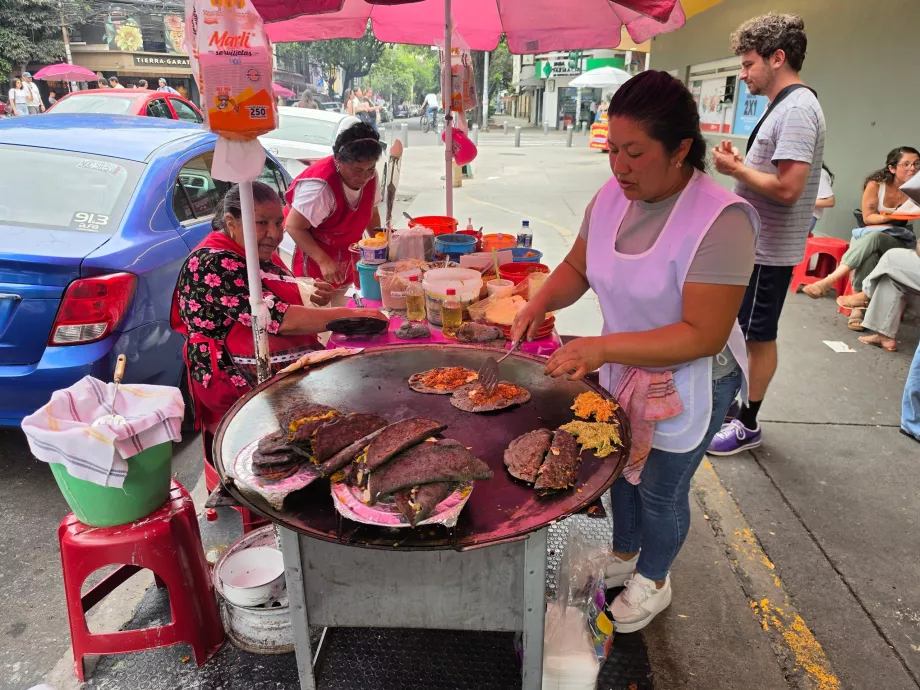 Περίπτερο quesadilla δρόμου