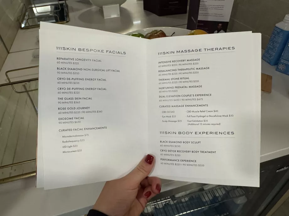 Τιμοκατάλογος σπα