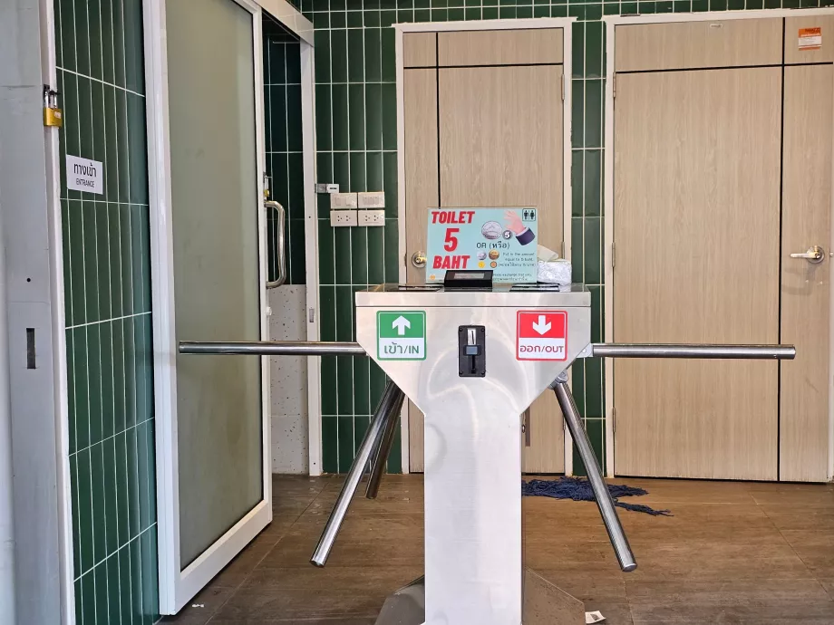 Chatuchak Market, δημόσιες τουαλέτες