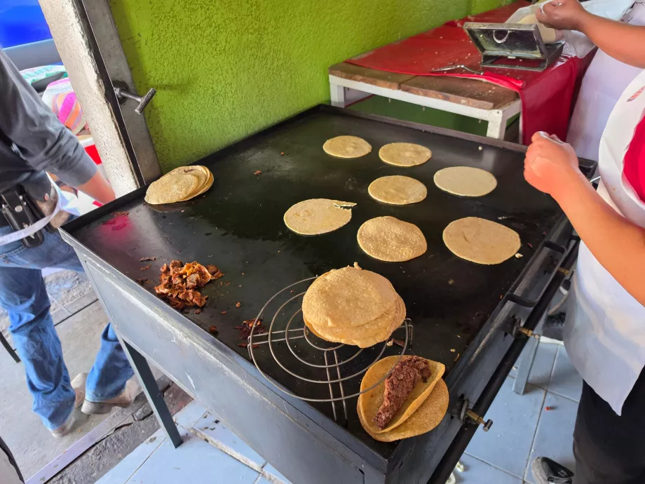 Σταματήστε για tacos barbacoa