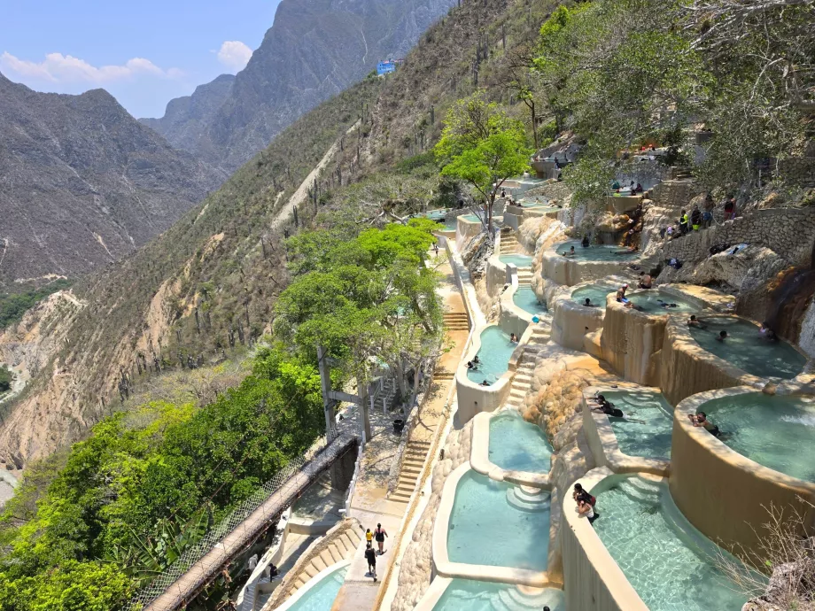 Πισίνες Cascade Tolantongo