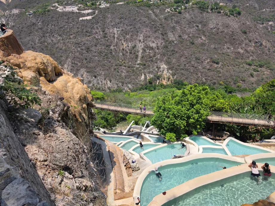 Πισίνες Cascade Tolantongo