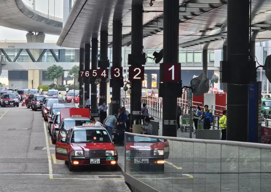 Ταξί στο αεροδρόμιο του Χονγκ Κονγκ