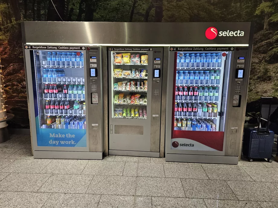 Μηχανήματα Selecta στο αεροδρόμιο της Φρανκφούρτης
