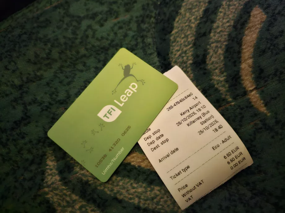 Ναύλος πούλμαν από το αεροδρόμιο προς το Killarney