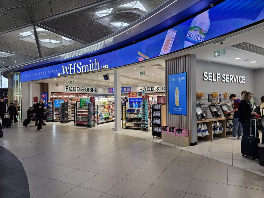 WHSmith, ζώνη διέλευσης
