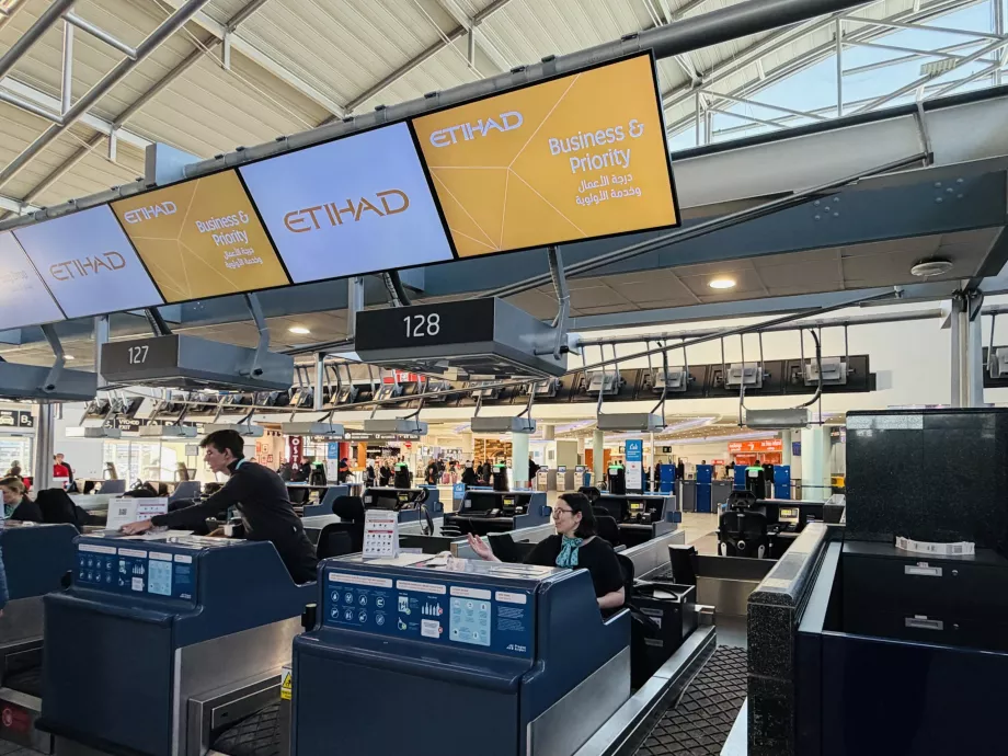 Check-in για business class