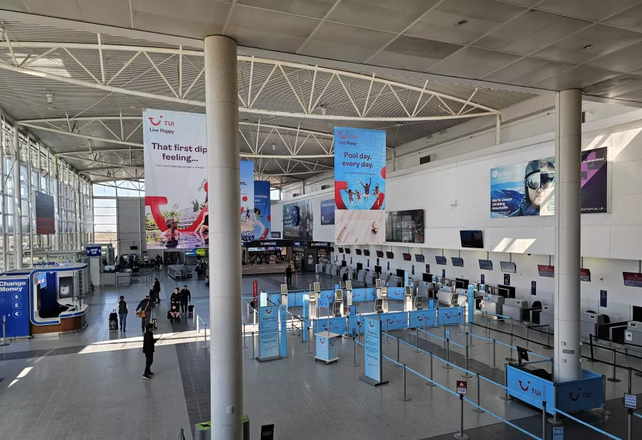 Αίθουσα αναχωρήσεων, Αεροδρόμιο NCL