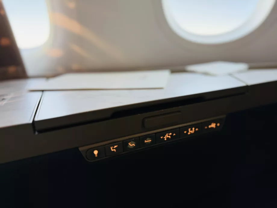 Πίνακας ελέγχου για το κάθισμα