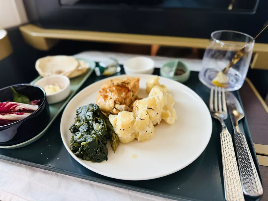 Κοτόπουλο supreme με νιόκι και σπανάκι