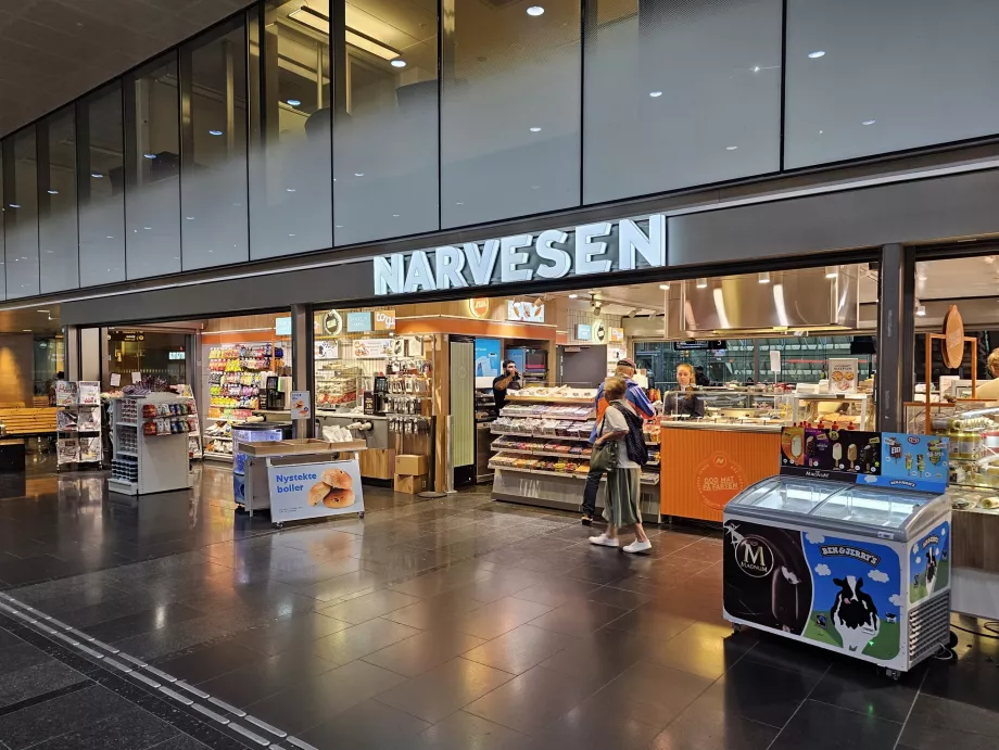 Narvesen Food, Αίθουσα αφίξεων