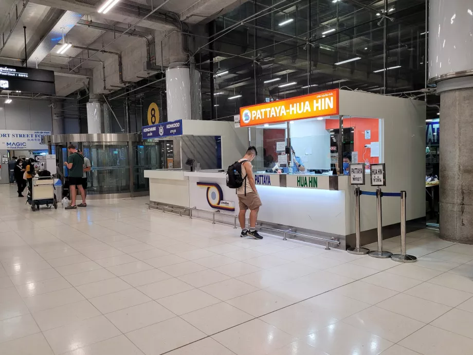 Γραφεία έκδοσης εισιτηρίων στην Πατάγια και τη Χουά Χιν