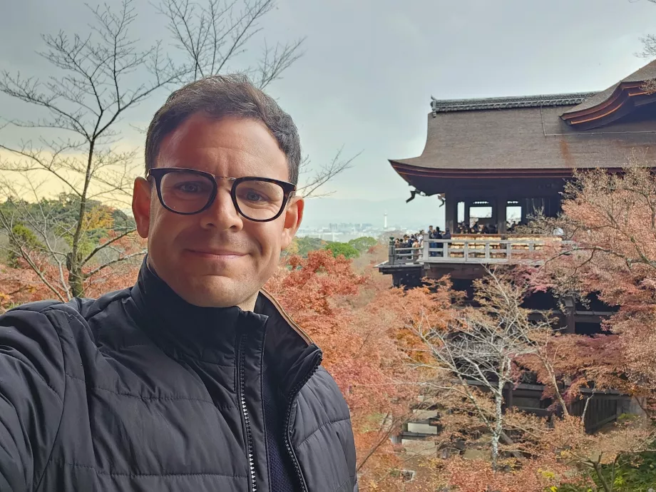Εγώ στο ναό Kiyomizu-dera