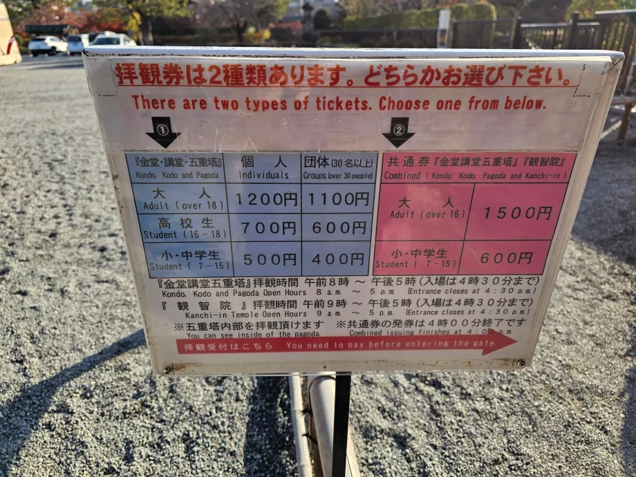 Τιμή εισόδου στο ναό To-ji
