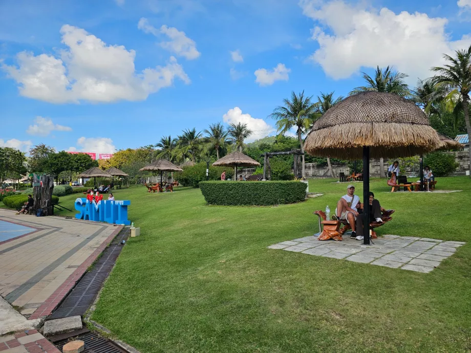 Κιόσκια μπροστά από το αεροδρόμιο, δημόσιο τμήμα