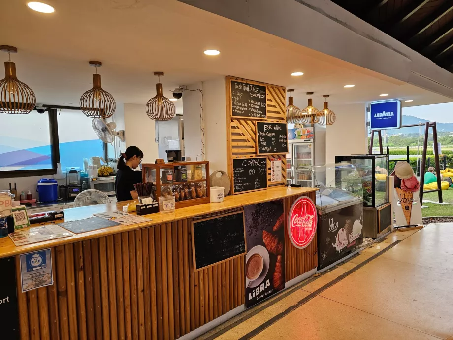 Καφετέριες και εστιατόρια, διεθνές τμήμα, περιοχή διέλευσης