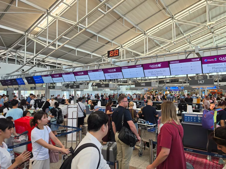 Check-in στο αεροδρόμιο της Πράγας