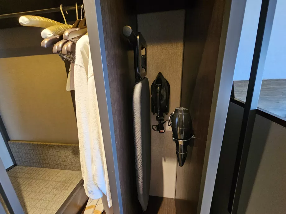 Σιδερώστρα και στεγνωτήρα μαλλιών