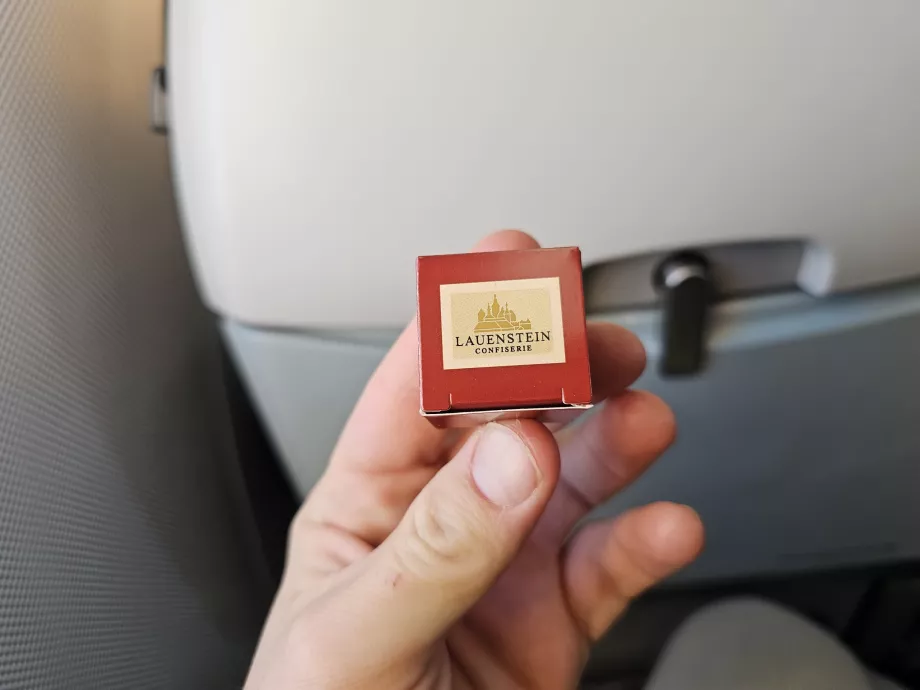 Πραλίνα σοκολάτας πριν την προσγείωση