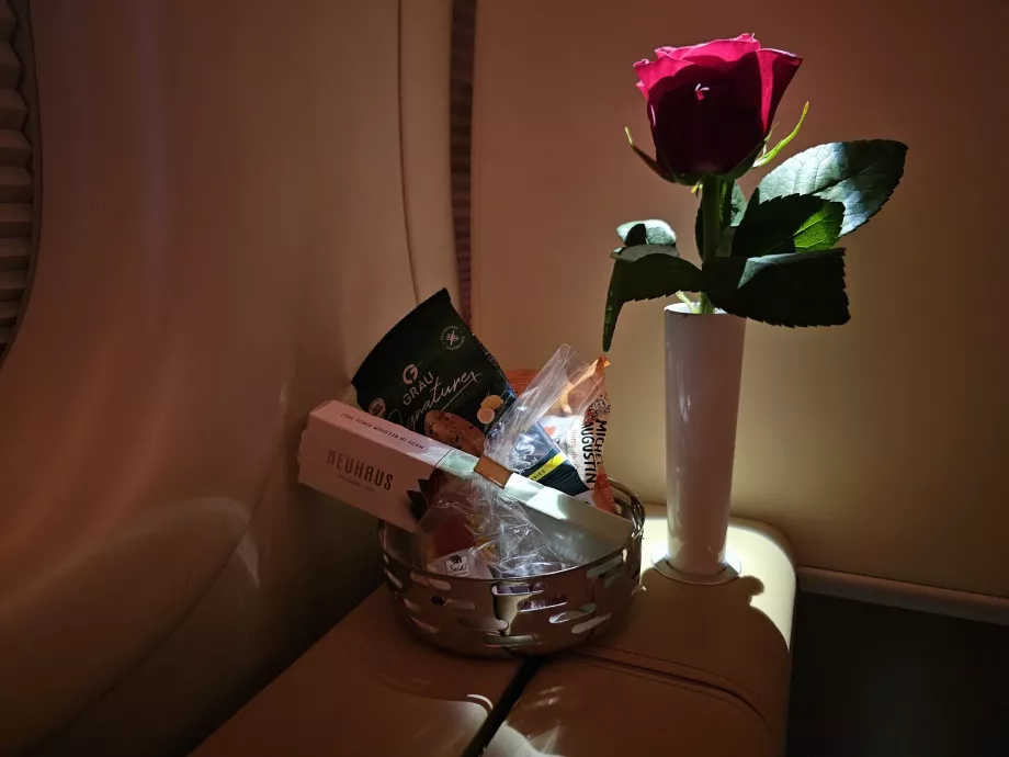 Σνακ κατά τη διάρκεια της πτήσης