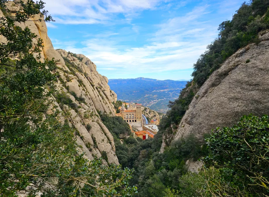 Θέα του μοναστηριού Montserrat
