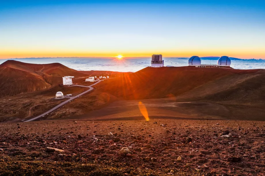 Ηλιοβασίλεμα στο Mauna Kea
