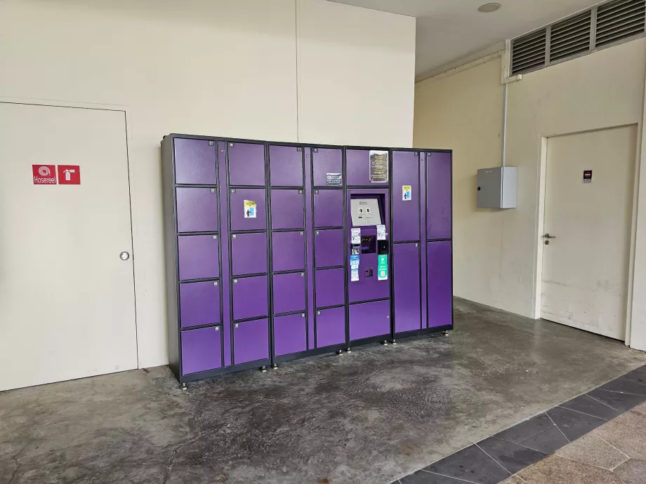 Χώρος φύλαξης αποσκευών στην κύρια είσοδο