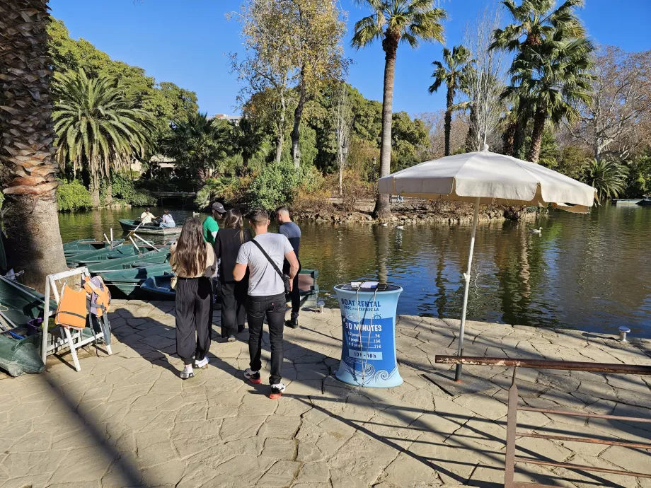 Ενοικίαση σκάφους, Parc de la Ciutadella