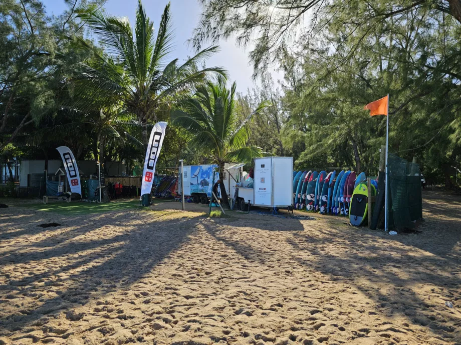 Σχολή Kitesurfing στην παραλία Le Morne