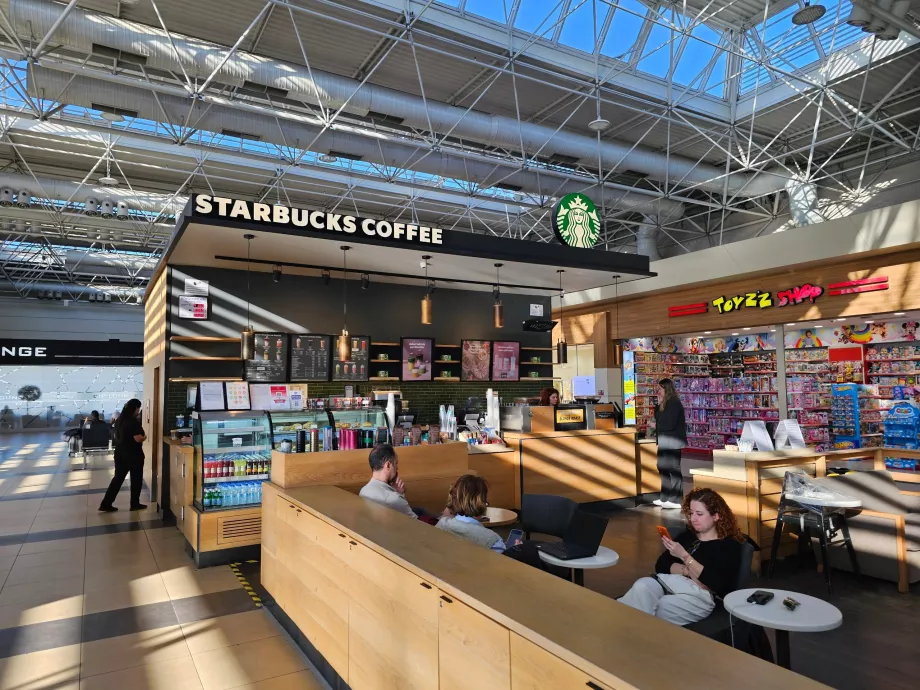 Starbucks, Αεροσταθμός 1, τμήμα διέλευσης εσωτερικού