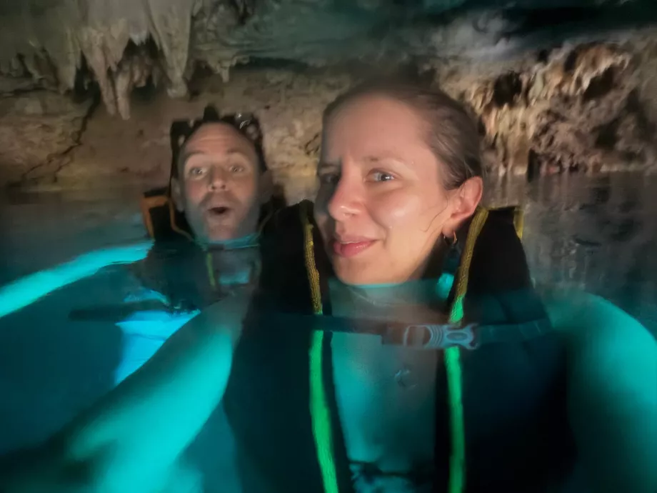 Εμείς στο Gran Cenote