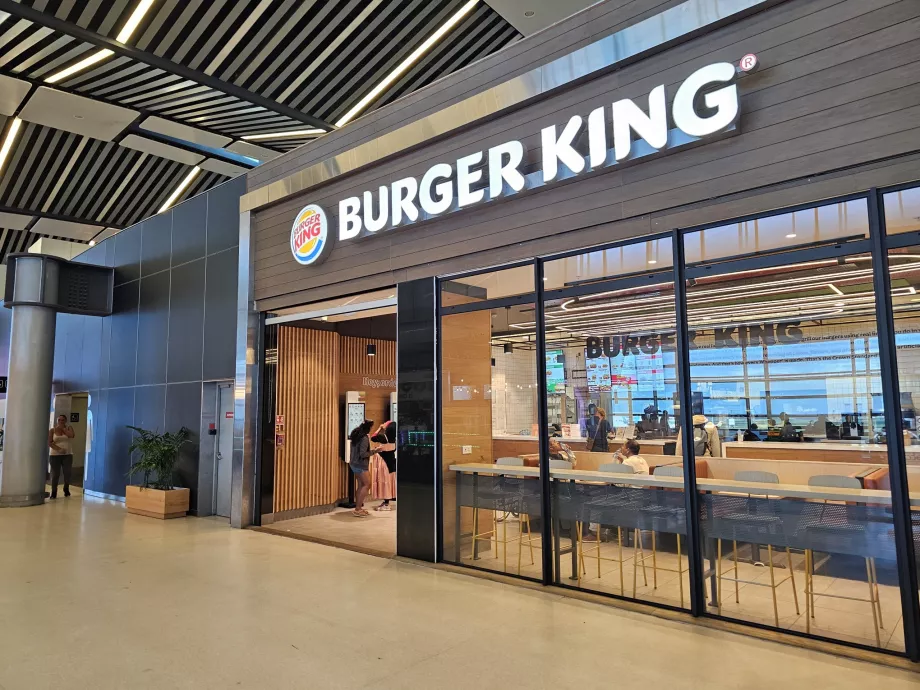 Burger King στη ζώνη διέλευσης