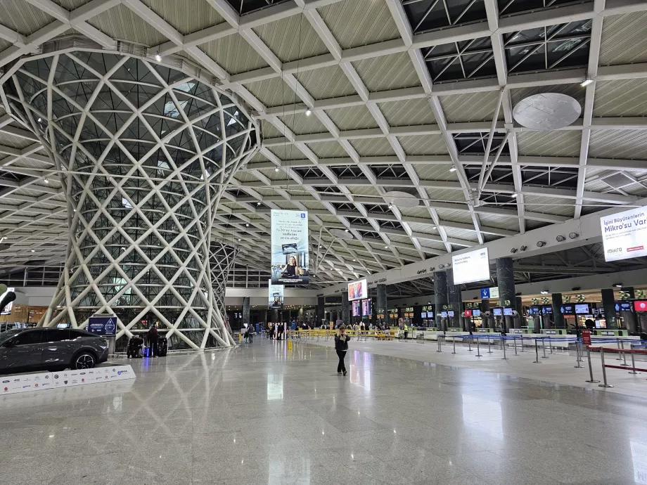 Γκισέ check-in, τερματικός σταθμός εσωτερικού