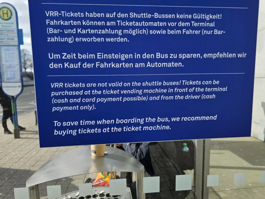 Πληροφορίες για ειδικές γραμμές αεροδρομίου