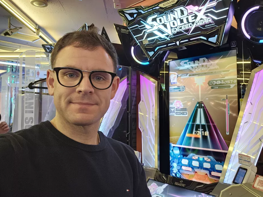 Εγώ στο Akihabara Game Room