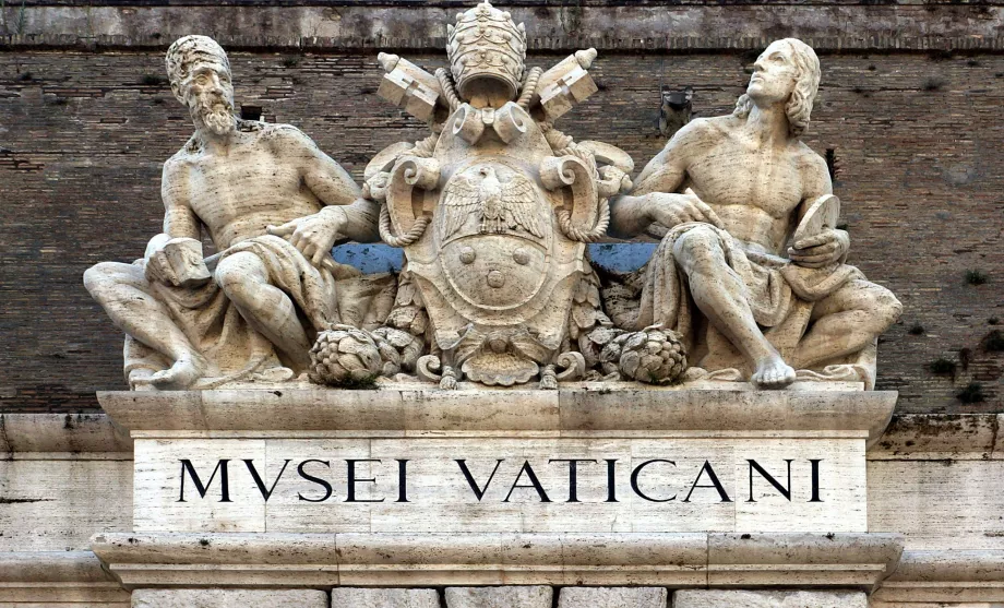Musei Vaticani επιγραφή