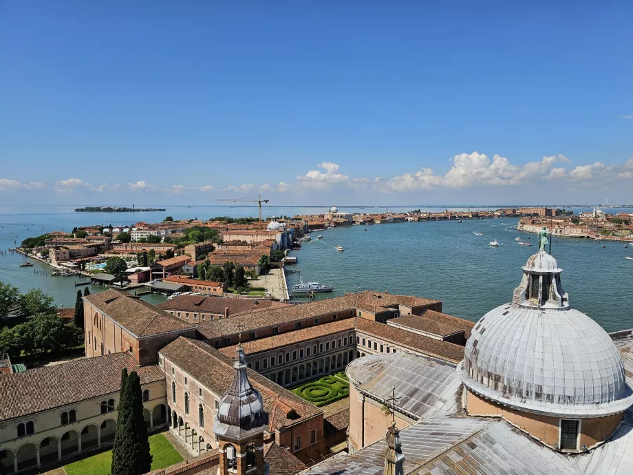 Θέα από το San Giorgio προς το νησί Giudecca