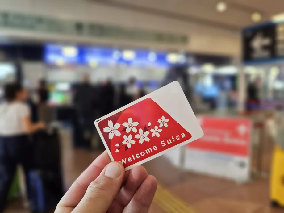 Welcome Suica Tourist Transport Card