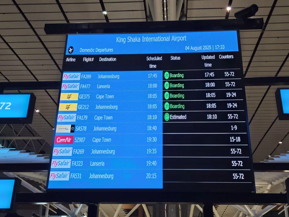Πίνακας αναχώρησης