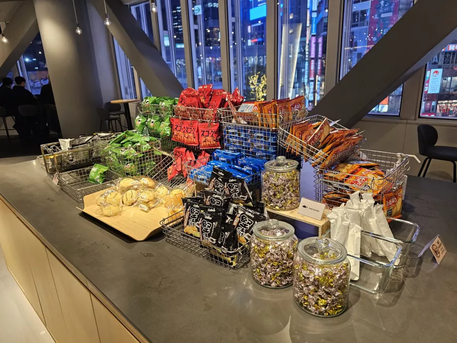 Share Lounge, αναψυκτικά