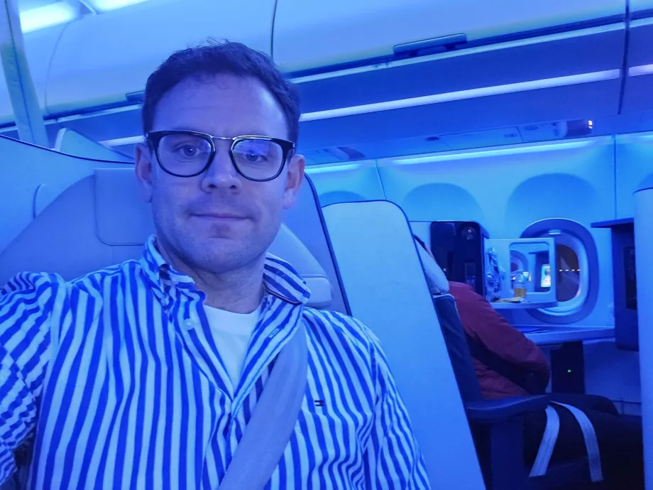 Εγώ στη νέα business class της ITA Airways