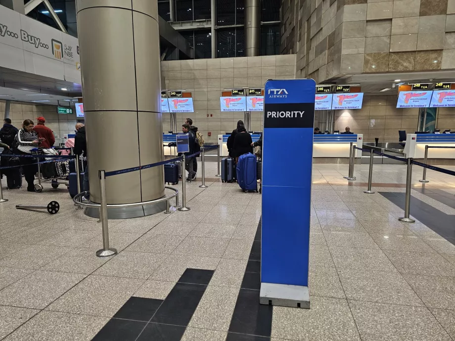 Προτεραιότητα check-in στο αεροδρόμιο του Καΐρου