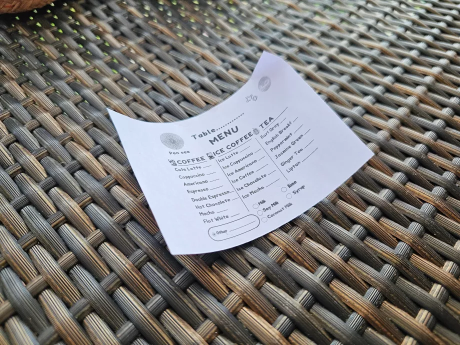 Πρωινό: μενού καφέ