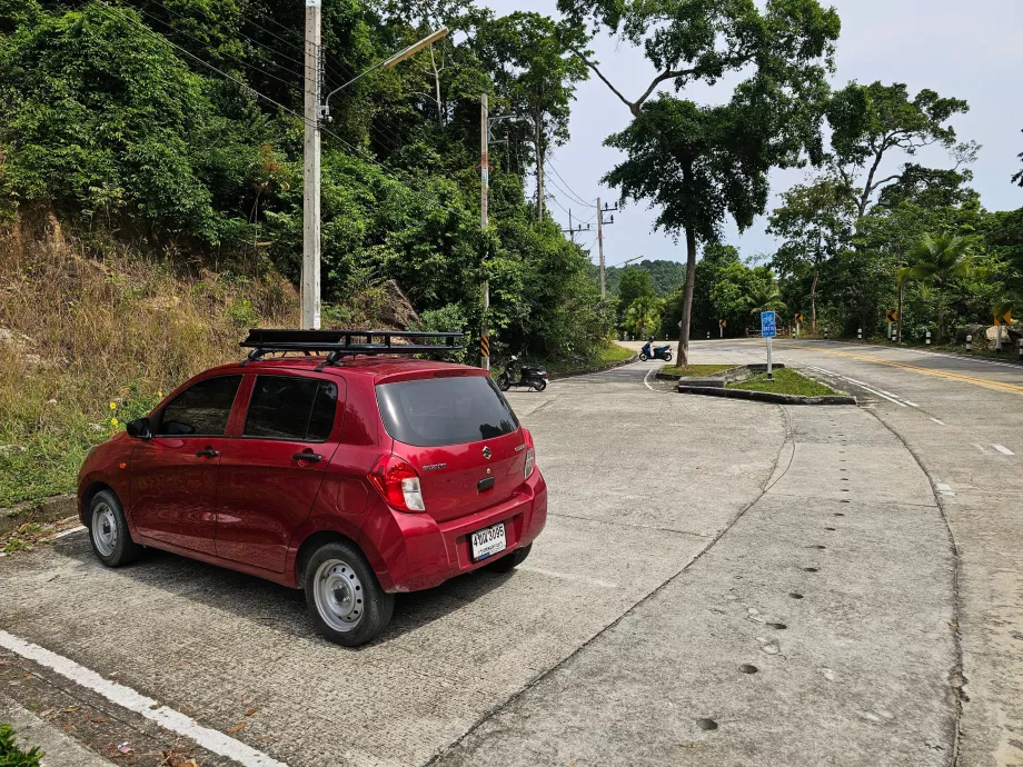 Χώρος στάθμευσης στο Namtok Than Sadet NP