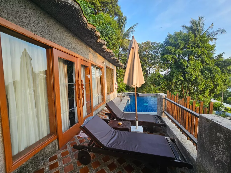 Ταράτσα στη βίλα μας