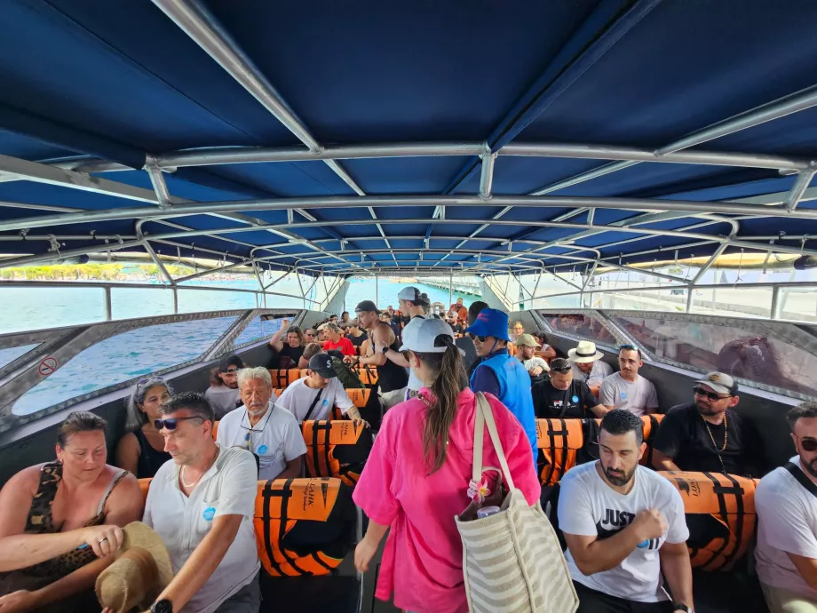 Μέσα στο ταχύπλοο Koh Phangan - Koh Samui